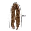 Thin Headband Leopard Print Neckerchief Fashionable Hairband  Women