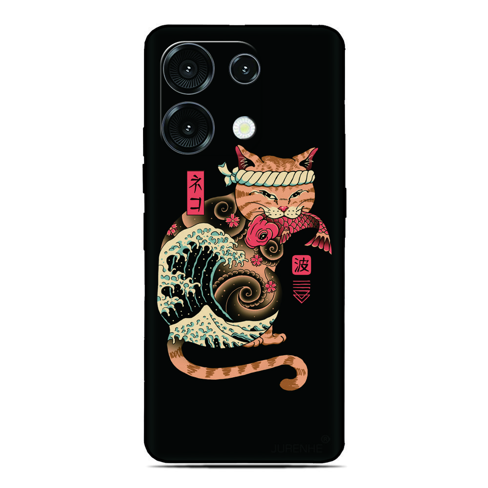 Samurai Mask Phone Case For Oukitel C69 C3 C2 C68 C62 C61 C57s C57 C58 P1 C1 Pro C59 C53 C51 C50 C38 C36 C35 C21 WP50 Cover