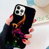 Осенняя Роза Горящей Любви Чехол для Телефона для iPhone 17 Air 16 16e 15 12 11 13 14 Pro Max Apple Plus Coque