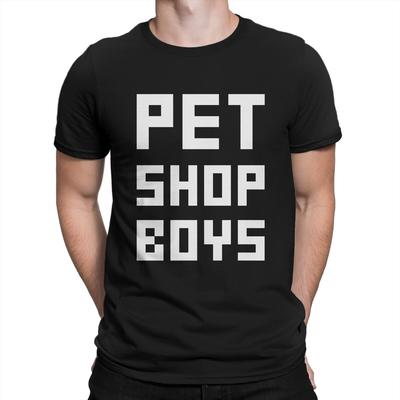 Pet Shop Boys Новейшая футболка для мужчин Новая мужская базовая футболка с круглым вырезом Персонализированные подарки на день рождения Верхняя одежда для улицы - Мужская летняя...