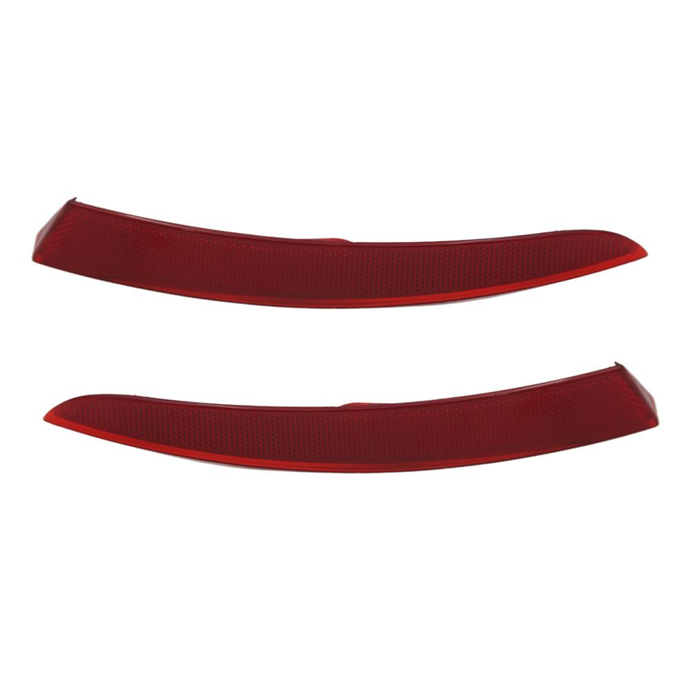 Reflective Strips For BMW F07 GT LCI 520 528 530 535 2012 2013 2014 2015 2016 2017 Rear Bumper Reflector Red Lens Warning Strip