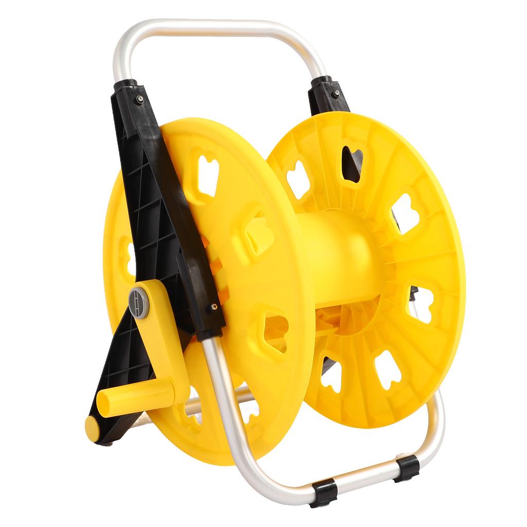 1/2 Inch Garden Hose Reel Portable Garden Hose Holder Holds 60m 197ft Water Pipes for Outside