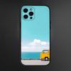 Traveling car Phone Case For iPhone 16,15,14,13,12,11 Plus,Pro Max, Others Soft Black Cover