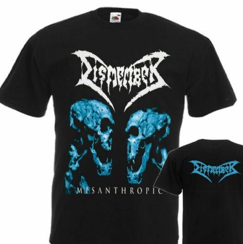 Футболка Misanthropic By Death Metal Band Dismember Футболка с принтом Dtg