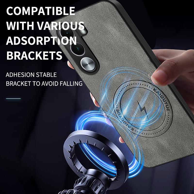 Для Realme C100X/Realme C100i/RealmeC100 4G Чехол Простой Стильный Магнитное Притяжение Роскошная ПУ Кожаная Кожаная Защита от Падений