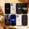 Крутой чехол для телефона t-T1 E-gaming Design, силиконовый, мягкий, для iPhone 17 16 15 14 13 12 11 X XR Plus Pro Max Plus