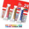 Holbein Art Granulating Colors Transparent Watercolors Made In 5ml 24 Boxed ASTM Granulating Colors Set (HWC) (Separated Colors) Japan, Tubes, Colors,