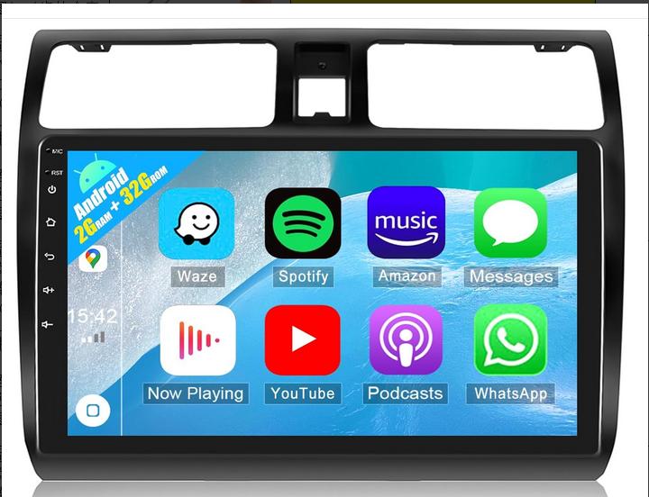 10-дюймовая автомобильная стереосистема с GPS-навигацией Car-play, совместимая с Suzuki Swift 2005-2010 Android 14