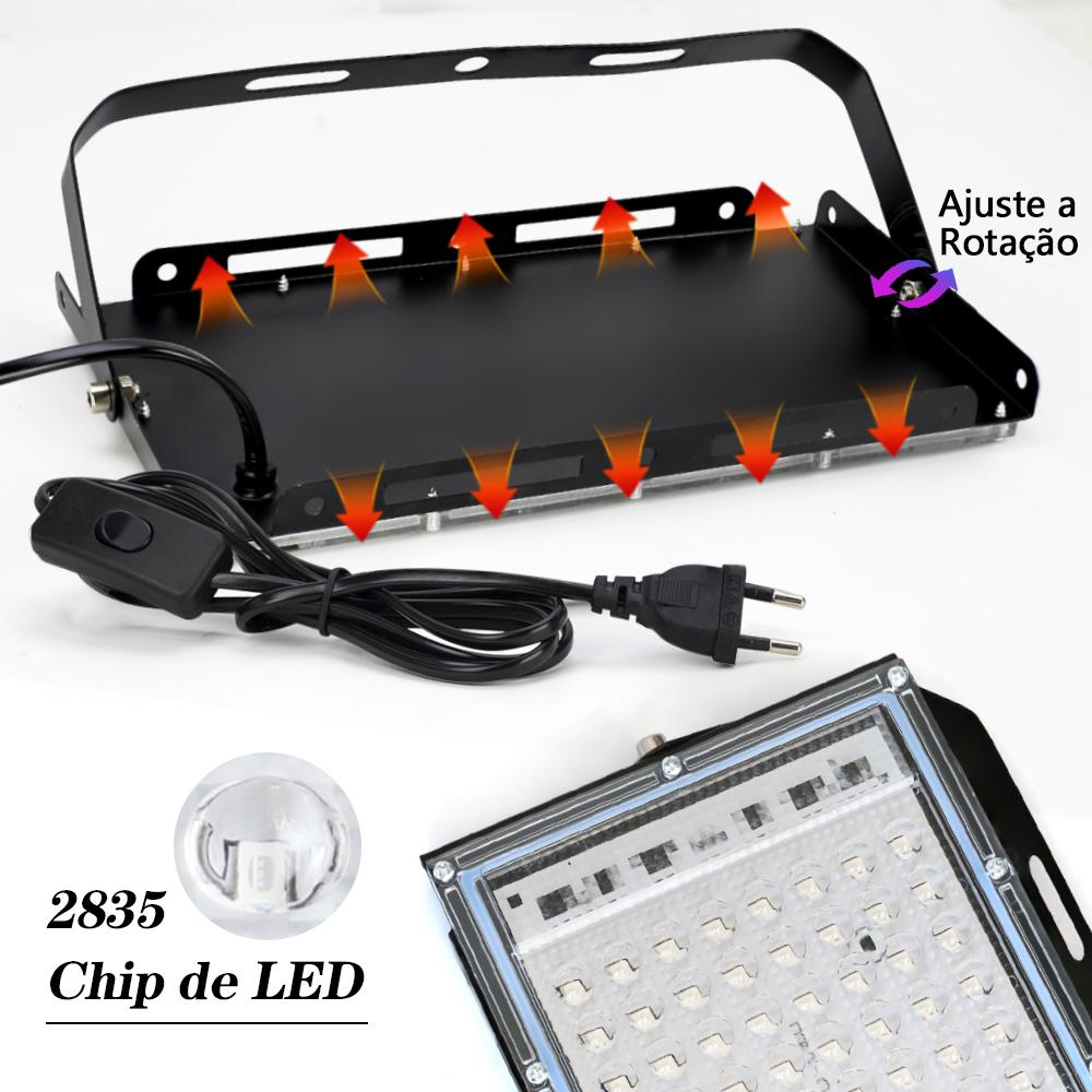 LED UV Floodlight 395nm 400nm 50W 100W 150W LED Stage Blacklight 220V Waterproof Ultraviolet Fluoresnt Party Stage Backlight