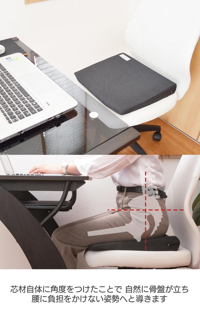 L Regular Cushion for Work or Moderate Firmness Dr. Cushion, Brown, 38x40x6, Home,