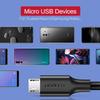 Кабель USB на Micro USB Ugreen US289 QC 3.0 2.4A 1.5M (Белый)