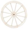 Murataya Industry Wood Wheel L White 6324 L Size