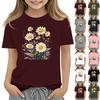 Футболки для малышей, девочек и мальчиков, детские футболки с короткими рукавами и принтом для мальчиков и девочек 1-12 лет