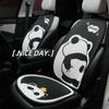 Blue Rain Honeycomb Panda Car Seat Cushion: Universal, High-End, All-Season Pad & Cover