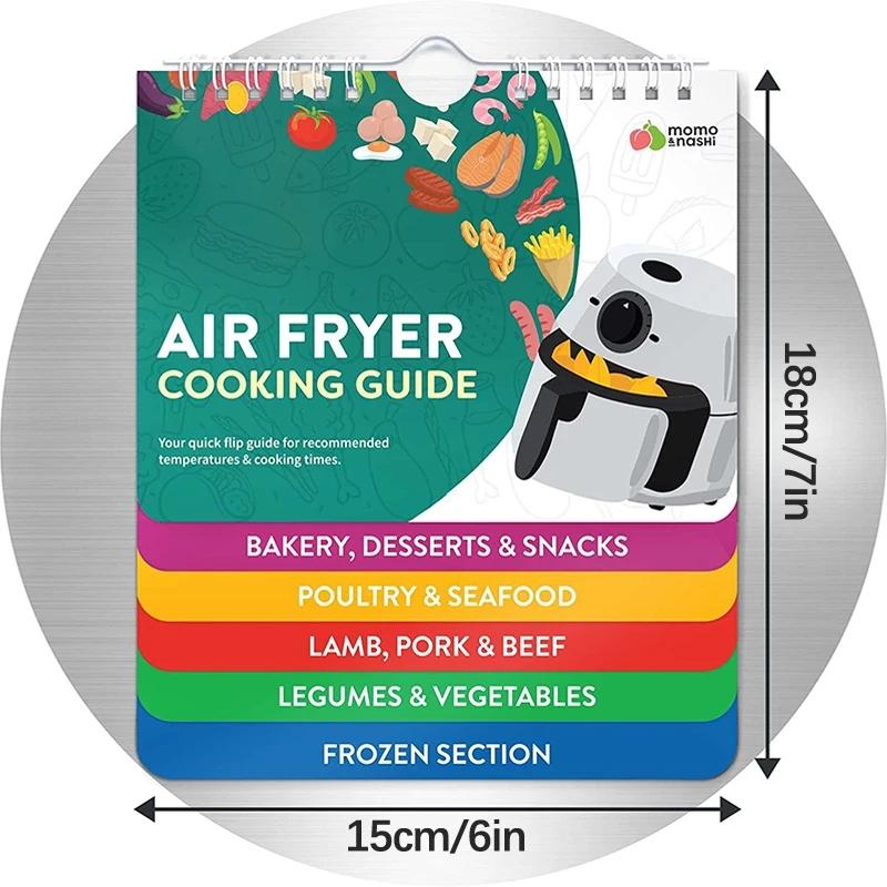 Air Fryer Cheat Instant Pot Sheet Magnets Cooking Guide Booklet Cheat Sheet Magnets Booklet Air Fryer Magnetic Cheat Sheet