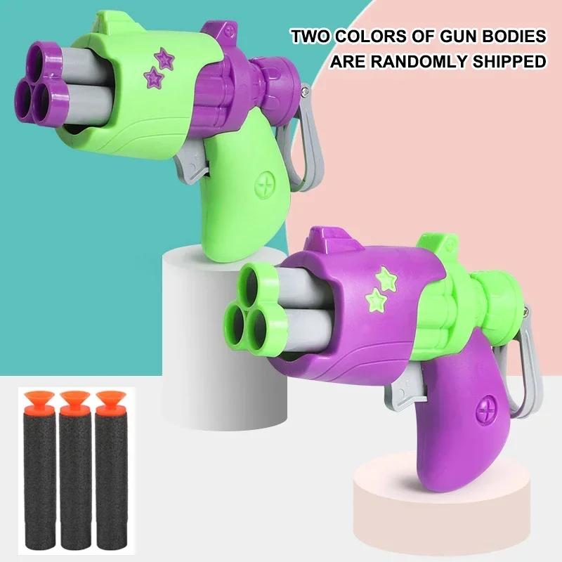 Soft Bullet Gun Toys with Nerf Soft Bullet Darts Toy Parent-child Interactive Toy Guns Safe Soft Foam Bullets Gun Shooting Game