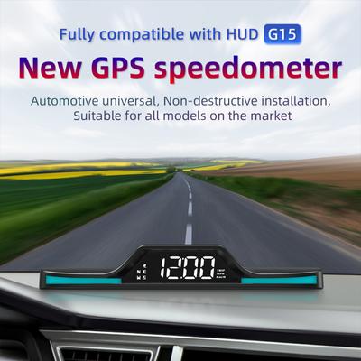 G15 GPS Автомобильный HUD Цифровой спидометр MPH KMH Head Up Display Поддержка скорости Спутниковое синхронизация Электроника Аксессуары для всех автомобилей