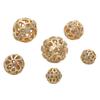 Copper Micro Inlaid Zircon Drill Ball Beads For DIY Earring Bracelet Necklace Jewelry Making Craft Accessories