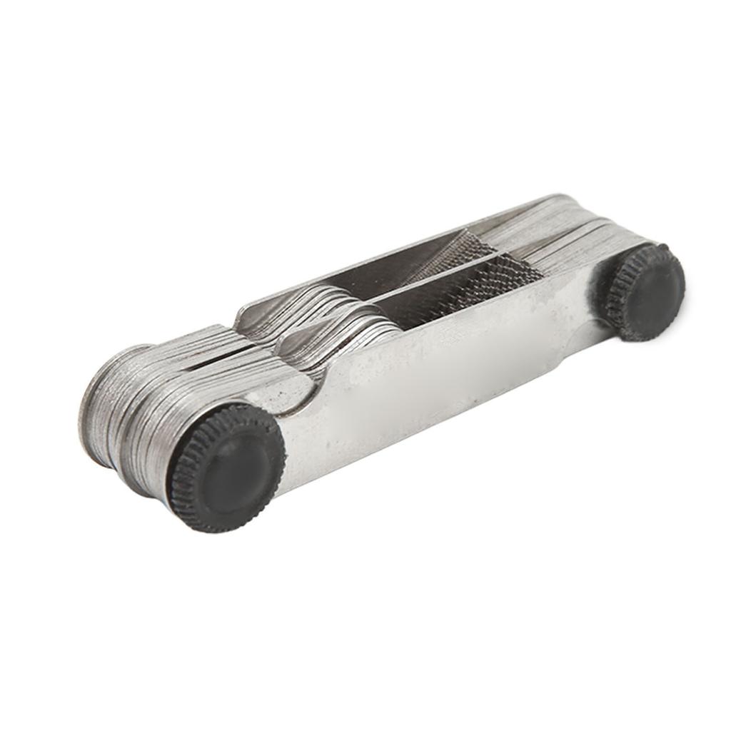 Металлический резьбомер для гитары Метрический Имперский 55 60 градусов Инструмент для измерения шага резьбы