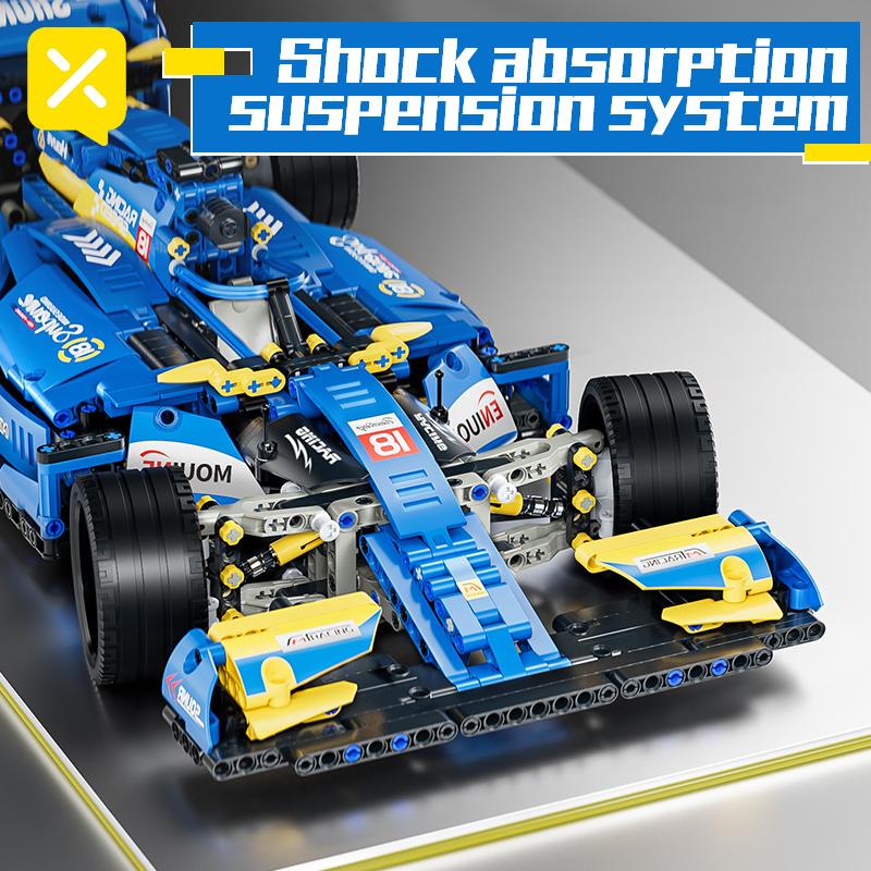 Toylinx 1:10 Строительных блоков Гоночная машина Синяя машина Настольные украшения Коллекционные Наборы моделей автомобилей Игрушка Праздничный подарок Без коробки