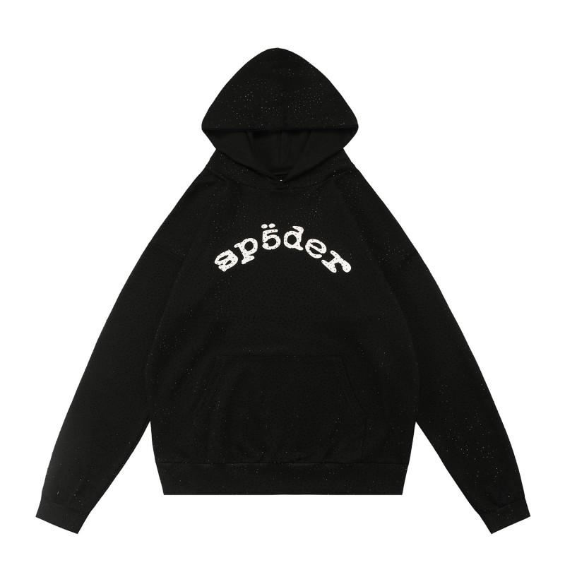 Худи Streetwear 2025 Мужское Женское Оверсайз Толстовка С Принтом Паутина Повседневный Топ