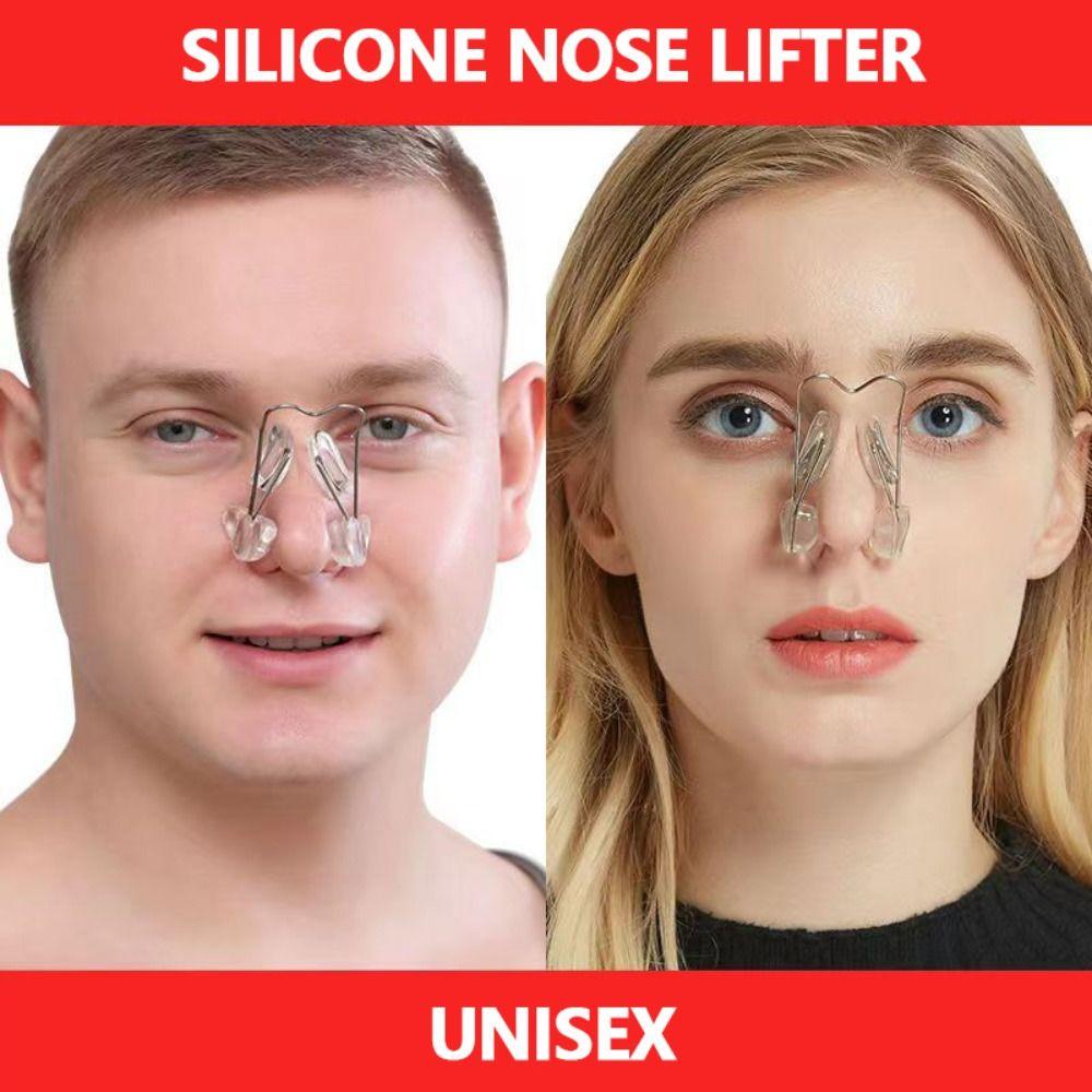 Slimming Massager Reshape Nose Up Shaper Nose Straightener Silicone Nose Lifter Nose Shaper Clip