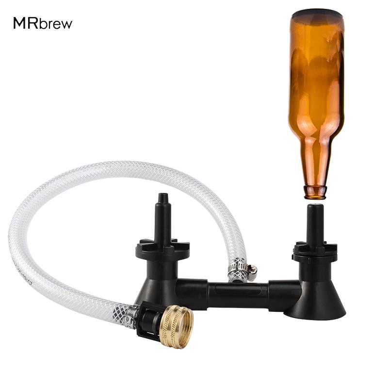 Double Blast Bottle Carboy Washer Wine Rinser Homebrew Beer Wine Cleaning Equipment Cleaner With Kitchen Faucet Adapter Bar 5