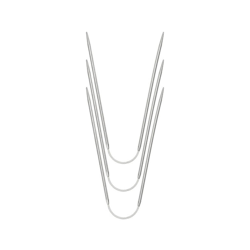 3 шт. Спицы из нержавеющей стали для плетения и вязания с проволокой 2 мм/2,5 мм/3,5 мм/4 мм/4,5 мм//5 мм для начинающего вязальщика