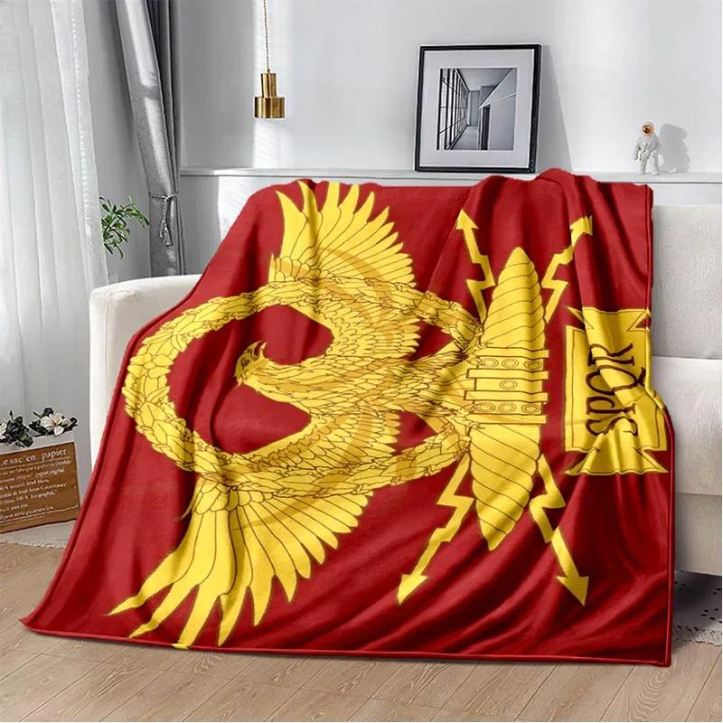 Одеяла с римским логотипом SPQR, детское теплое одеяло, мягкое и удобное одеяло, домашнее одеяло для путешествий, подарок на день рождения