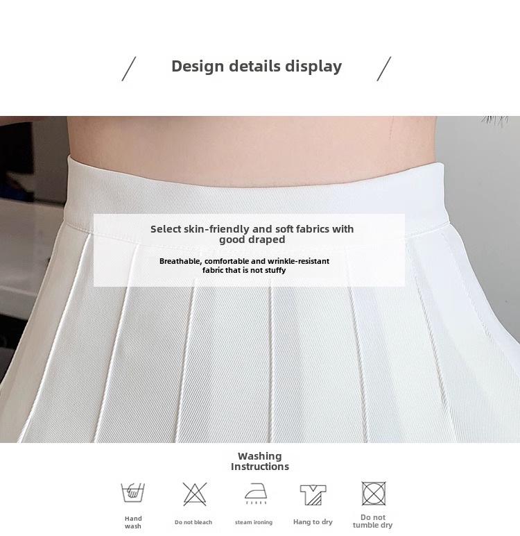 Юбка-сетка с асимметричными складками и высокой талией для женщин - Лето 2024 г. Короткая юбка А-силуэта