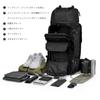 75L Military Large Mountain Climbing Tactical MOLLE Military Disaster Rain Cover Black [Mardingtop] Backpack, Capacity, Rucksack, Bag, Rucksack,