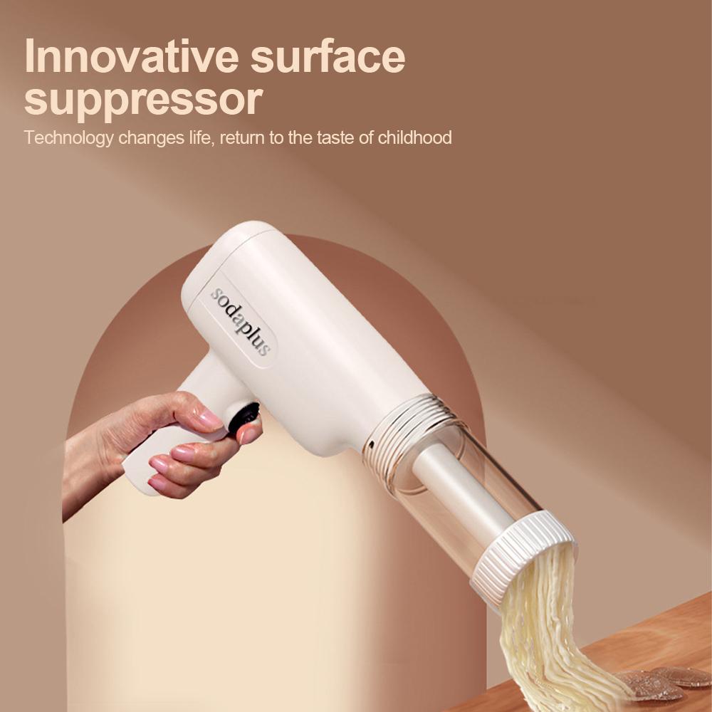 Sodaplus Автоматическая машина для приготовления пасты Ручная электрическая лапшерезка 6-в-1 Беспроводная портативная