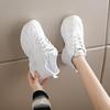 New Spring 2025 Fashionable Thick-soled Height-increasing Casual Single-shoe Mesh Lightweight Running Women's Shoes