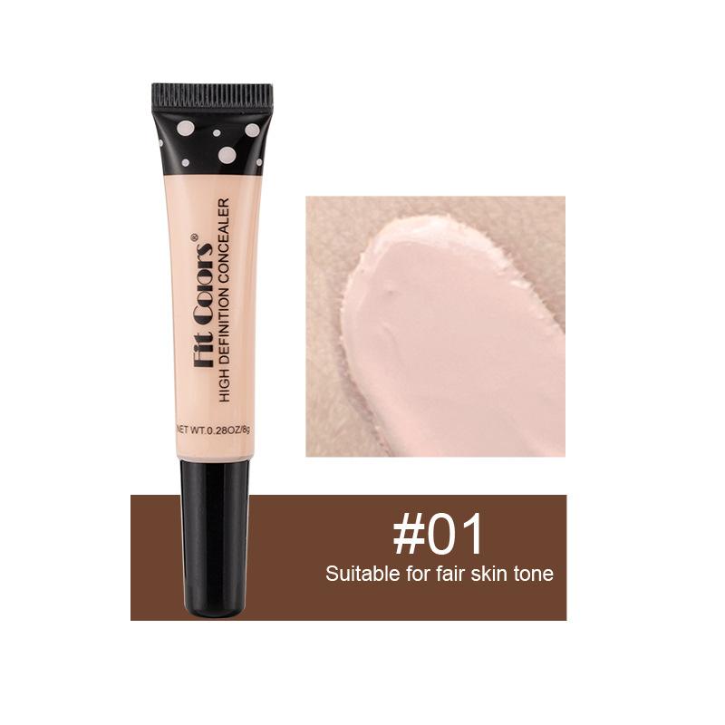 Fit Colors 8 Color Hose Concealer Concealment Repair Nourishing Liquid Foundation To Cover Dark Circles Acne Spots