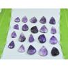 98Cts. Натуральный Аметист Резьба Лист Груша Кабошон Свободный Драгоценный Камень Лот 20 Шт. A-546