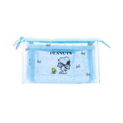 Канцелярские товары Snoopy A S2332710 Sun-Star Сумка-косметичка, Прозрачная, Mitte, Узор,