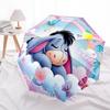 1pc Eeyore Automatic 3-Fold Umbrella Design, Cute Cartoon Pattern, Portable Outdoor Umbrella, Perfect, Holiday Gift for Disney fans.J033