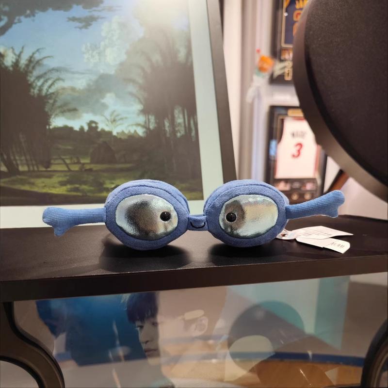 10 см Плюшевая кукла-серфборд из летней серии с коралловыми очками, интерактивная игрушка для питомца, декор сцены, рождественский подарок для кошек