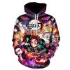 Аниме Demon Slayer Series 3D Printed Man's Spring New Style Hooded Long Sleeve Hoodie Fashion Casual Cotton Pullover Clothing