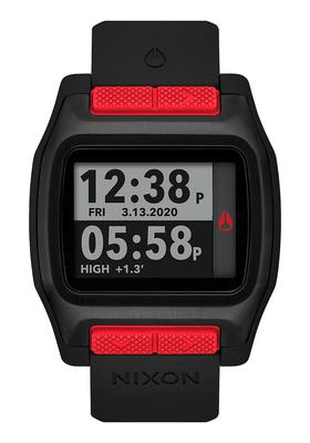 Часы NIXON унисекс High Tide High Tide часы ударопрочные удобные цифровые мужские женские (Черный Красный)