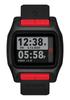 NIXON Watch Unisex High Tide High Tide Watch Shockproof Comfortable Digital Men's Women's (Black/Red)