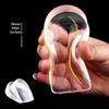 Spring/Summer 2021 Silicone Height-Increasing Invisible Heel Pads for Men and Women – Transparent Non-Slip Half Insoles