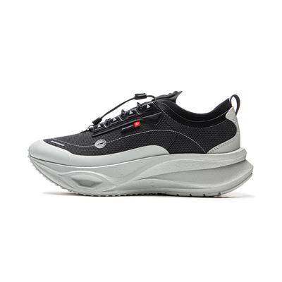 Li Ning Устойчивые к истиранию Низкие Беговые Кроссовки Унисекс Черный Белый AZGV111-3