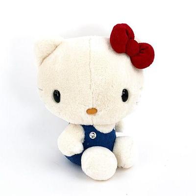 Плюшевая классическая кукла-талисман Sanrio Hello Kitty, интерьер в подарок