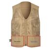 Men's Breathable Mesh Sleeveless Vest - Outdoor Summer Workwear with Custom Print Option