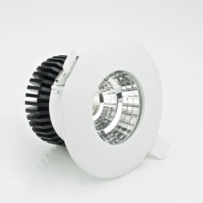 Точечный светодиодный встраиваемый светильник 6 Вт круглый фиксированный водонепроницаемый IP65