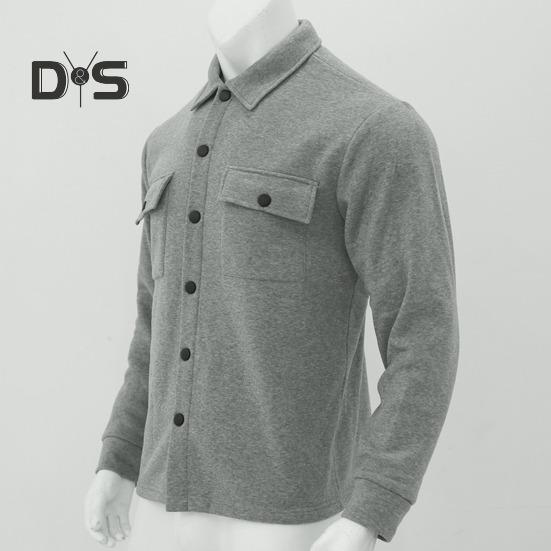 Men Jacket Lapel Single-breasted Top Solid Color Slim Thickened Warm Coat Casual Autumn Winter Outwear for Daily Wear