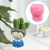 Цветочный горшок Силиконовый Гипс Цемент Суккулент Бонсай DIY Подсвечник для помещений и улицы