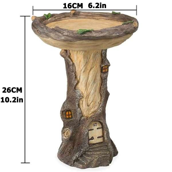 Смола садовая ванна для птиц садовые украшения садовые украшения кормушка для птиц бассейн для купания птиц