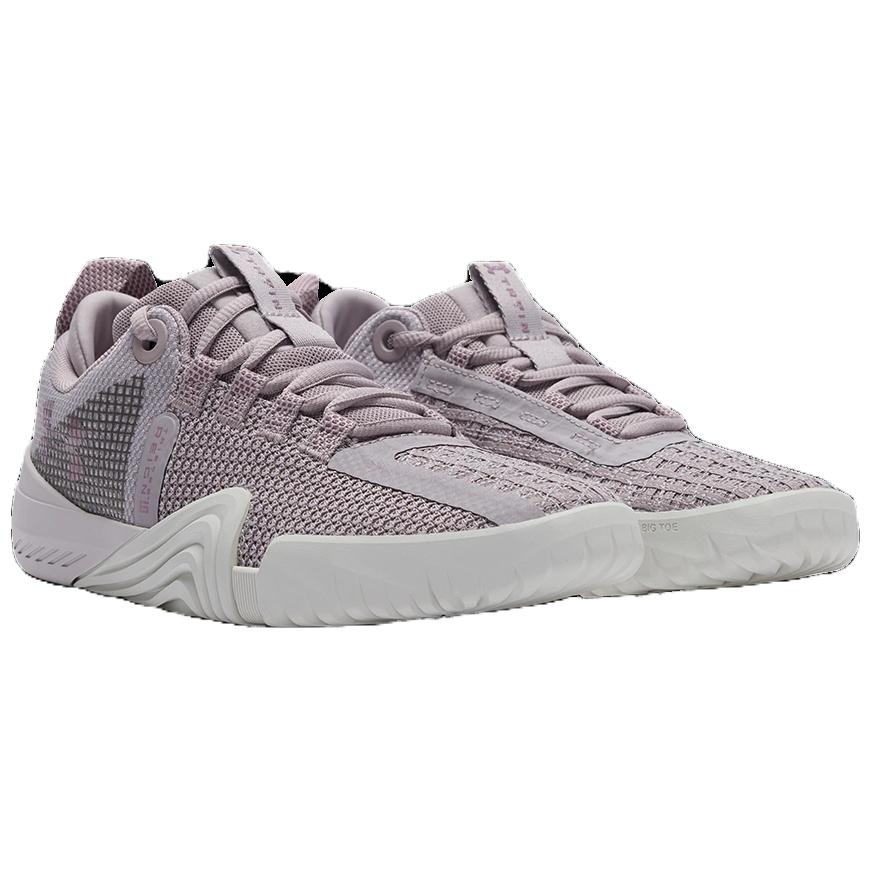 Under Armour Reign 6 Удобные Универсальные Повседневные Кроссовки с Низким Верхом Женские кроссовки Серый Розовый 3027342-009